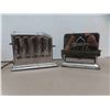 Image 3 : (3) Vintage Toasters, Hinged Tea Tin