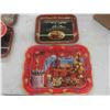 Image 2 : (7) Metal Coca - Cola Trays