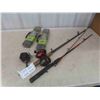 Image 1 : 2 Rods/3 Reels, 2 Brand New Walleye Fishing Kits