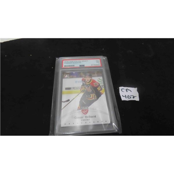 Graded Connor McDavid Pre Rookie  Card