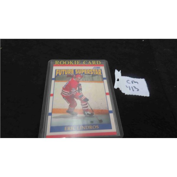 Eric Lindros Rookie Card