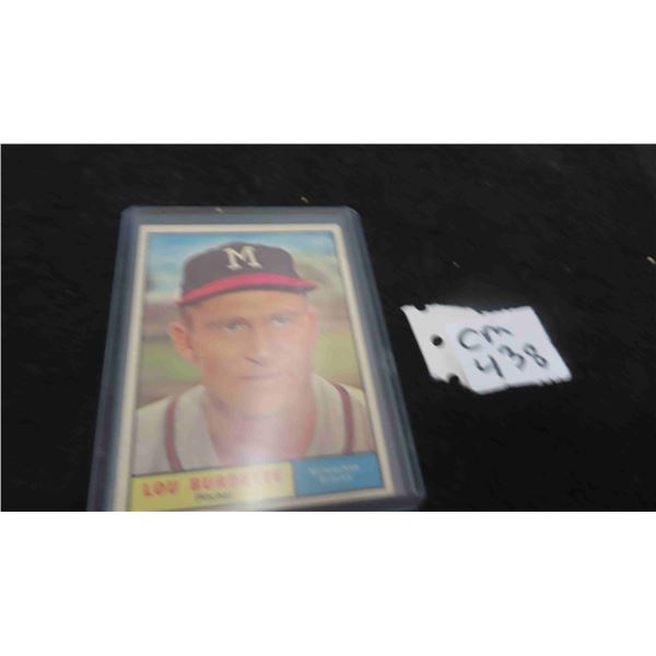 Lou Burdette Baseball Card