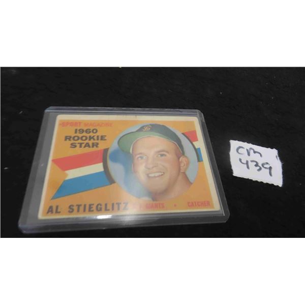 1960 Al Steiglitz Baseball Card