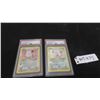 Image 1 : (2) 1999 Pokemon Game:  1 Clefairy- Holo Shadowless, 1 Chansey
