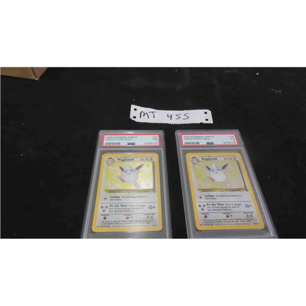 (2) 1999 Pokemon Jungle Both Wiggly Stuff - Holo