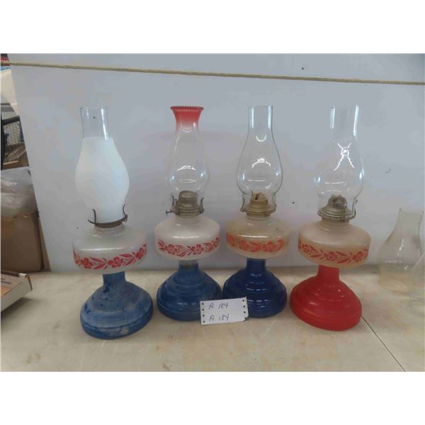 4 Oil Lamps