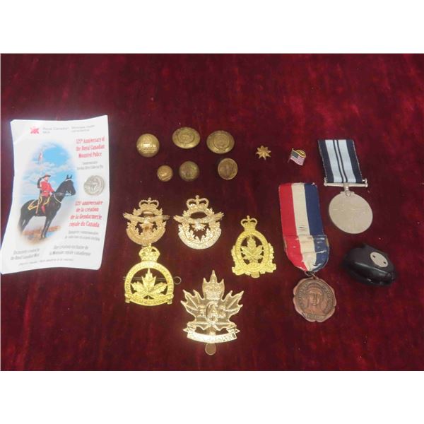Pins, Badges, Brass Buttons, Trigger Lock