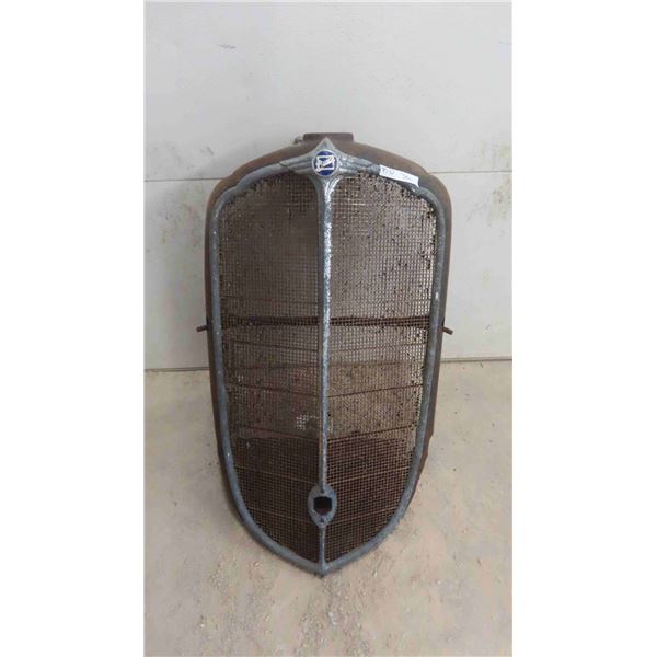 1930s Buick Grill with Porcelain Tag