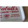 Image 5 : Labatts Porcelain Beer Tray 12'' x 16'' 