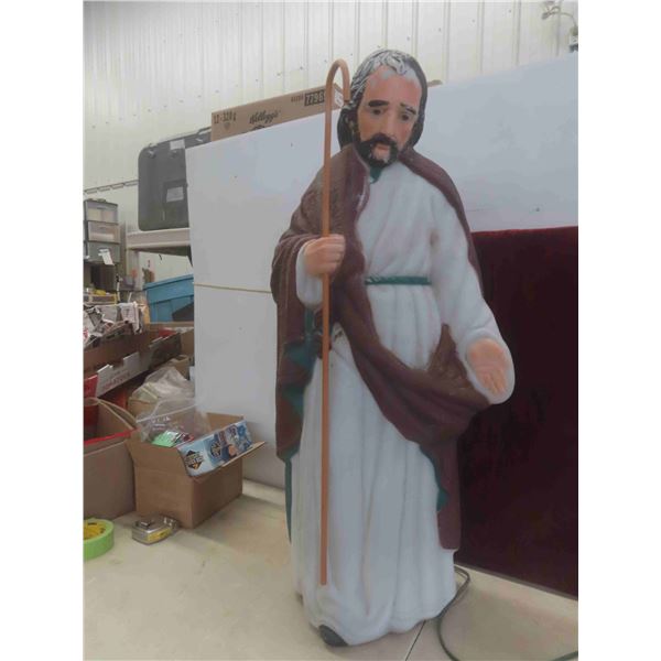 Religious Blow Mold Shephard 36'' Tall 