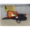 Image 1 : Sears Parlour Acoustic Guitar No Strings with Soft Case