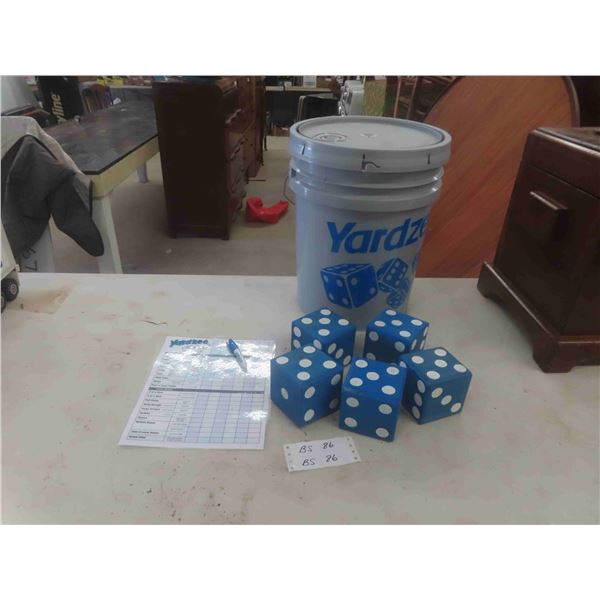 Yardzee Large Outside Yahtzee Game 