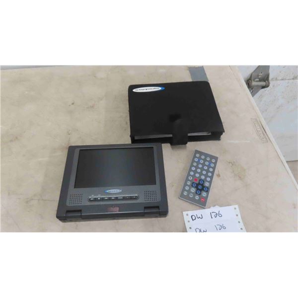 Myron and Davis Mobile DVD Player with Remote *DC 9.5V Charger Required