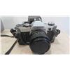 Image 2 : Lanon AE-1 Camera & Case, 200m Lens, 50mm Lens, Camera Flash, 