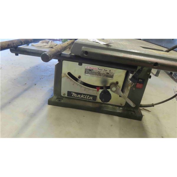 Table Saw with Accessories in Box