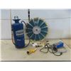 Image 1 : Metal 3 Gallon Sprayer (Looks New), Fan Blade for Windmill 22'' Across,