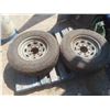 Image 1 : (2) 16'' Tires with Rims LT 245/75 R16