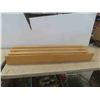 Image 2 : (2) Heavy Duty Latt Style Shelves with Built in Bracket 47 1/2'' x 13''