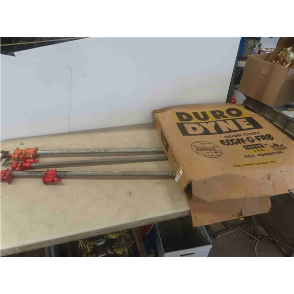 Duct Connectors , 3 Clamps