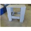 Image 2 : Wood Work Bench/Stool with Storage 3 Heated Rubber Pails 