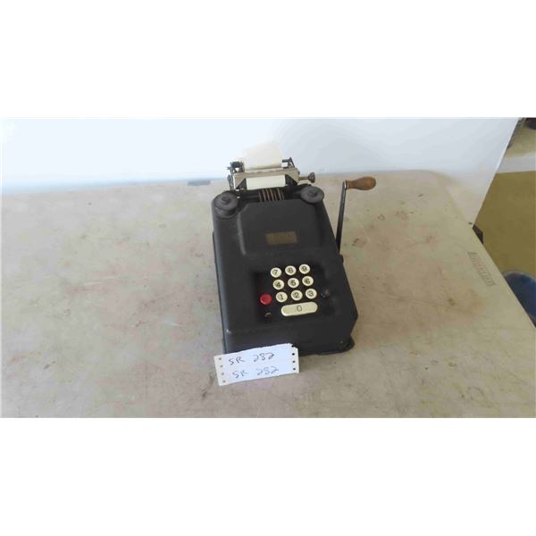 Vintage Store Adding Machine with Ribbon