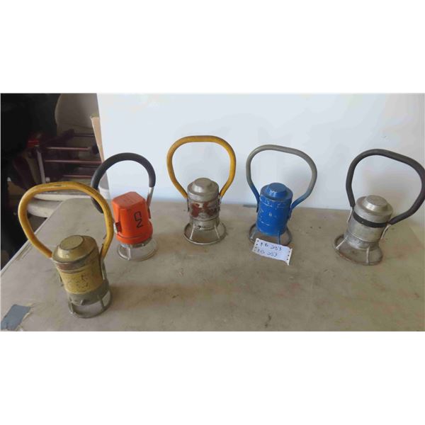 5 Railway Lanterns