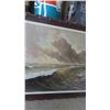 Image 3 : Painting of Ocean Scene 53'' x 29 1/2''