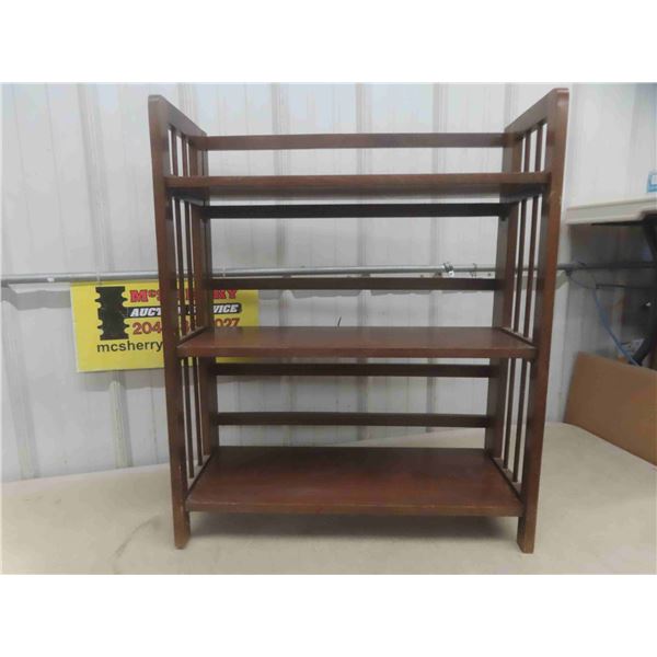 Wood Fold Up Shelf 24 1/4'' x 11 1/2'' x 33 1/8''
