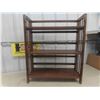 Image 1 : Wood Fold Up Shelf 24 1/4'' x 11 1/2'' x 33 1/8''