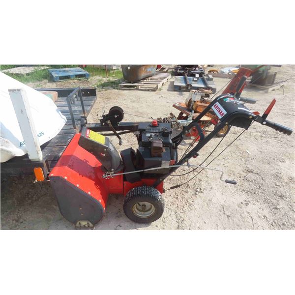 Artisan 8HP Snowblower - Needs Drive Gear