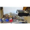 Image 1 : Hardware: Pipe Clamp, Nails, Screws, Washers, Cotter Pins & Storage Bin