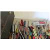 Image 3 : Quantity of Screwdrivers & a Metal Tool Box