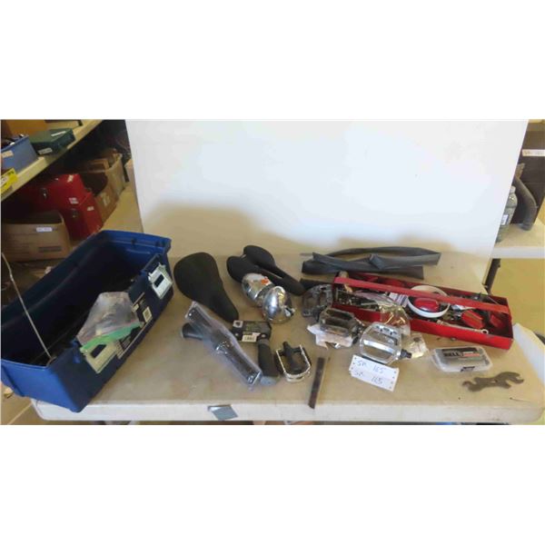 Pedal Bike Parts: Seats, Brake Cable, Lights, Reflectors, Pedals, Plus