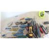 Image 6 : Metal Tool Box, Screwdrivers, Allen Wrenches, Vice Grips, Plus