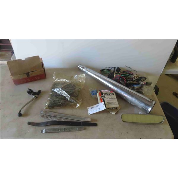 Motorcycle Muffler, Roller Chain , Mirror,  Pry Bar & More