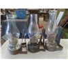 Image 2 : 2 Oil Lamps with Metal Frame for Hanging