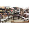 Image 1 : Dining Room Table 30'' x 40'' x 58'' , 18'' Leaf & 6 Chairs