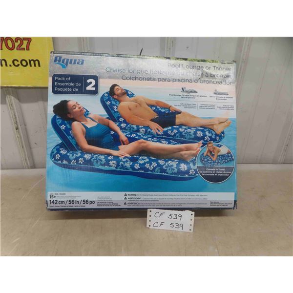 New 2 Pack Pool Lounger 