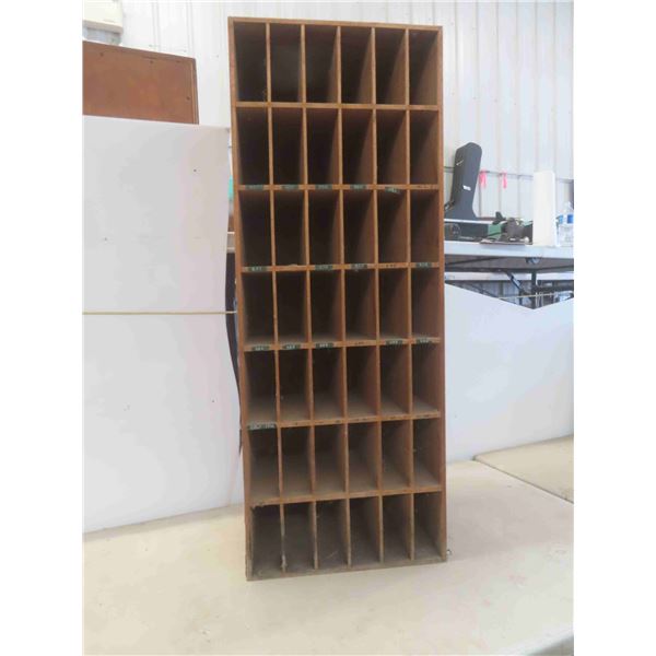 Pigeon Hole Sheving Unit 16'' x 12'' x 42''
