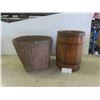 Image 1 : Wicker Basket , Barrel