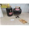 Image 1 : New Old Stock 2 Piece Coca Cola Chill n Grill Charcoal BBQ , 3 Piece Utensil Set