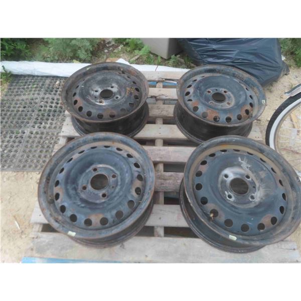 (4) 15'' 4 Bolt Rims