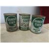 Image 6 : 5 Quaker State Oil Tins with Product