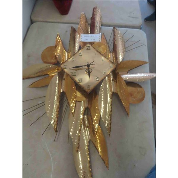 Copper Craft Clock Approx. 40'' x 31''