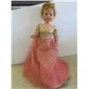 Image 2 : Vintage Doll 28'' Tall , Gold Colored Framed Oval Mirror 16'' x 31''