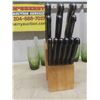 Image 4 : Witshire Professional Stainless 12 Piece Knife Set with Wood Block