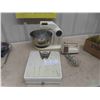 Image 1 : Sunbeam Mixmaster with Beaters , 2 Bowls , GE Hand Mixer , Vintage Scale