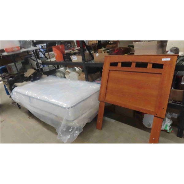 Medical Lift Single Bed with Mattress and Headboard