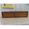 Image 3 : Oak Table Top Cash Box 18 3/4'' x 19 1/2'' Great for Shows or Store to Conceal 