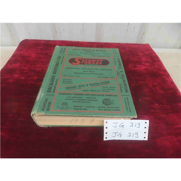 1959 Manitoba Hendersons Winnipeg Directory